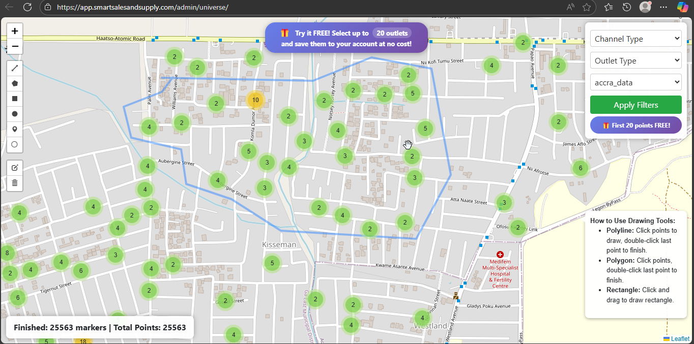 Outlet Map 1